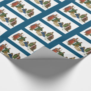 African American Nativity Scene Christmas Wrapping Paper
