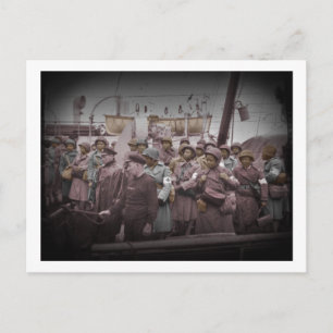 African American Nurses on Ship Postcard