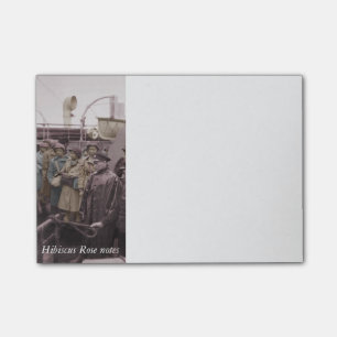 African American Nurses on Shipboard Post-it Notes