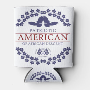 African American PATRIOT Can Cooler