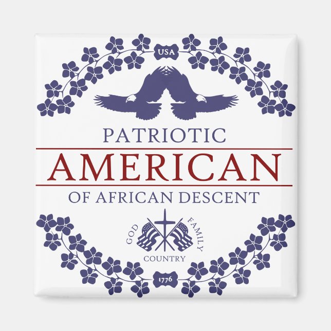 African American PATRIOT Magnet (Front)