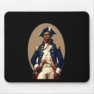 African American Patriot Revolutionary War Soldier Mouse Pad