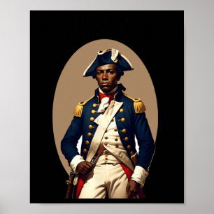 African American Patriot Revolutionary War Soldier Poster