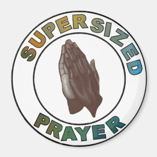 African American praying hands Magnet