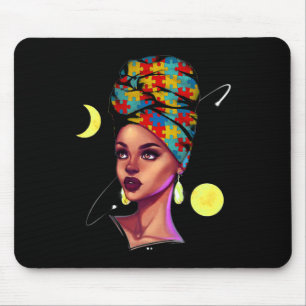 African American Pride Black History Month Autism Mouse Pad