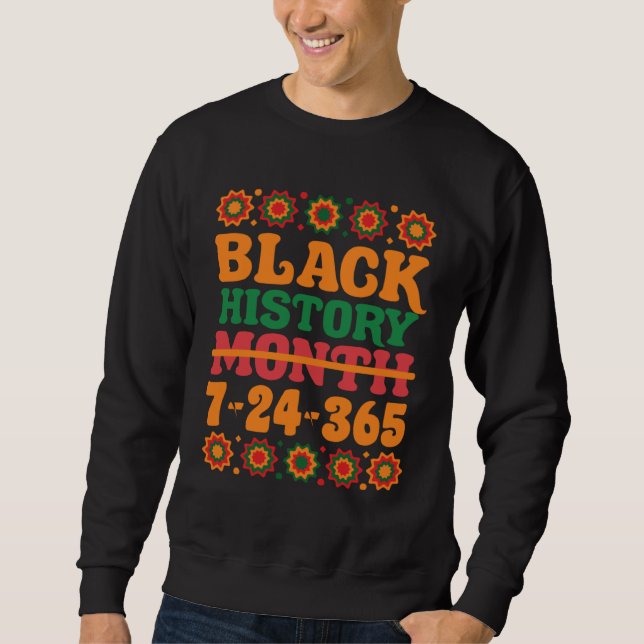 African American Pride Celebration Black History 2 Sweatshirt (Front)