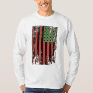 African American Pride Flag - Pan-African Green Re T-Shirt