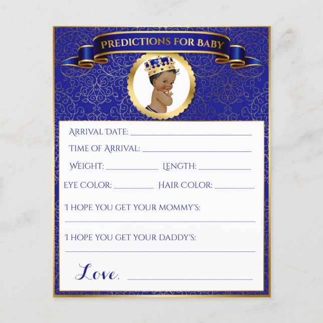 African American Prince Advice Predictions Blue (Front)