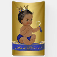African American Prince Boy Baby Shower