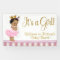 African American Princess Baby Shower Banner
