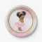African American Princess Baby Shower Paper Plates