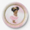 African American Princess Baby Shower Paper Plates
