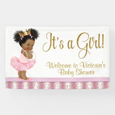It S A Girl Banner New Baby Pink And Gold Zazzle Com Au It S A Girl Banner New Baby Pink And Gold Zazzle Com Au