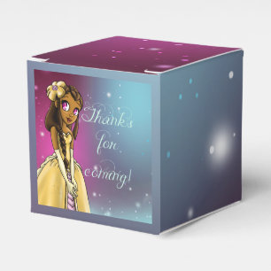 African American Princess Lovely Birthday Favour Box