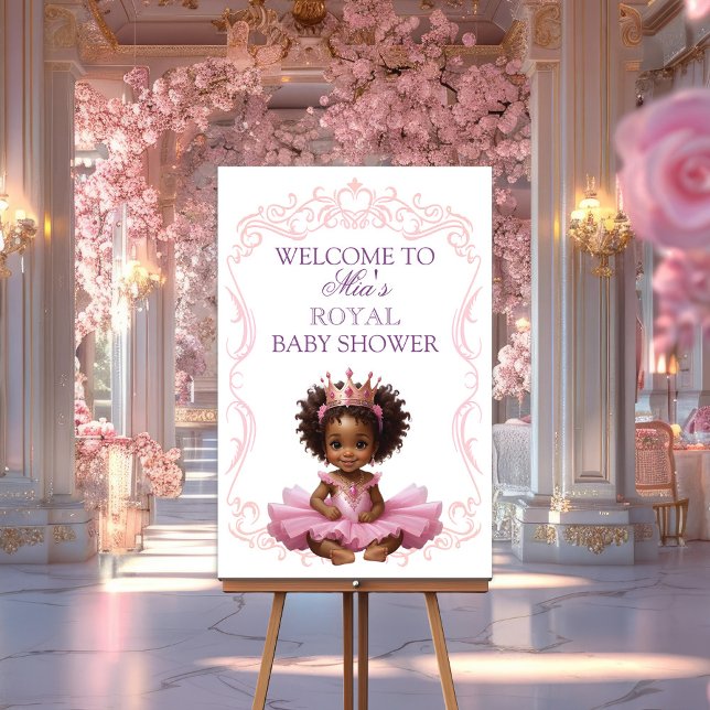 African American Princess Royal Welcome Sign (Creator Uploaded)