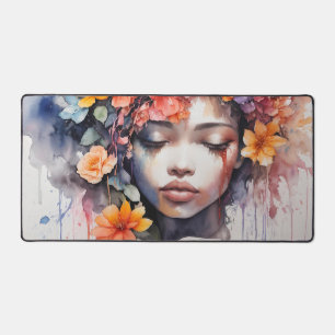 African American Queen Desk Mat