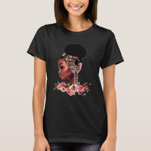 African American Reader Black Women Girl Book  Boo T-Shirt