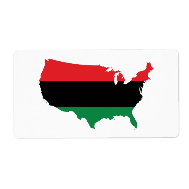 African American _ Red, Black & Green Colours (Front)