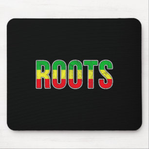 African American Roots Flag - Black History Pride Mouse Pad