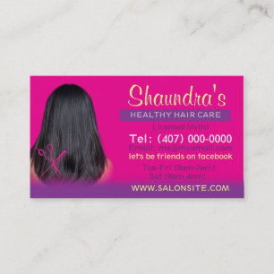 African American Salon Business/Appointment Cards