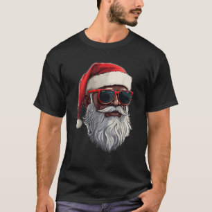 African American Santa Claus Black Christmas  T-Shirt