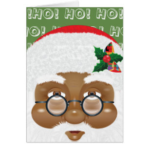 African American Santa Claus Christmas Holiday