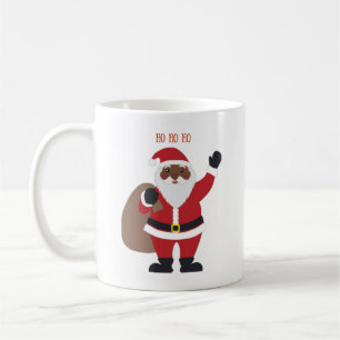 African American Santa Coffee Mug