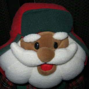 African American Santa Wrapping Paper