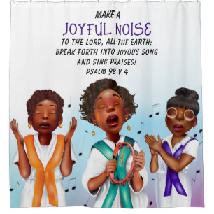 African American Singers Shower Curtain