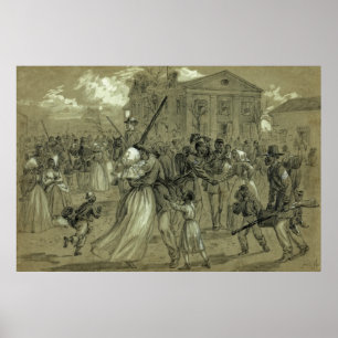 AFRICAN AMERICAN SOLDIERS HOME from CIVIL WAR Poster