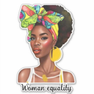 African American strong black woman equality day