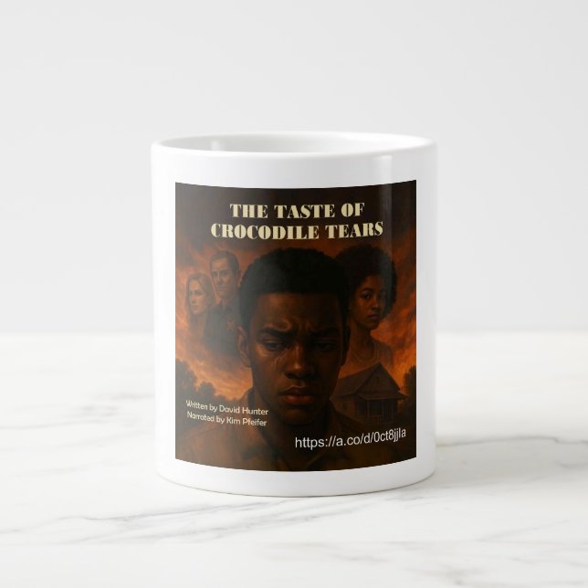 African American suspense Large Coffee Mug (Front)