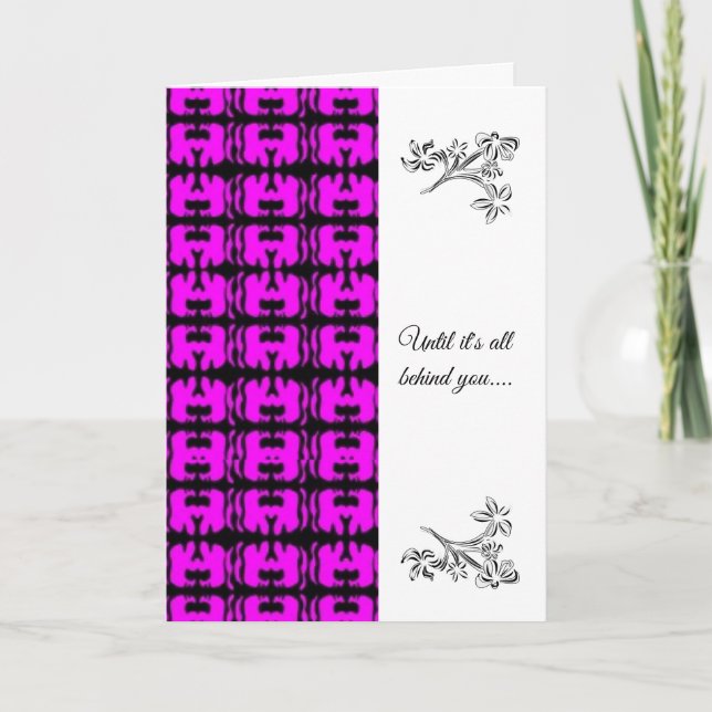 African American sympathy Card (Front)