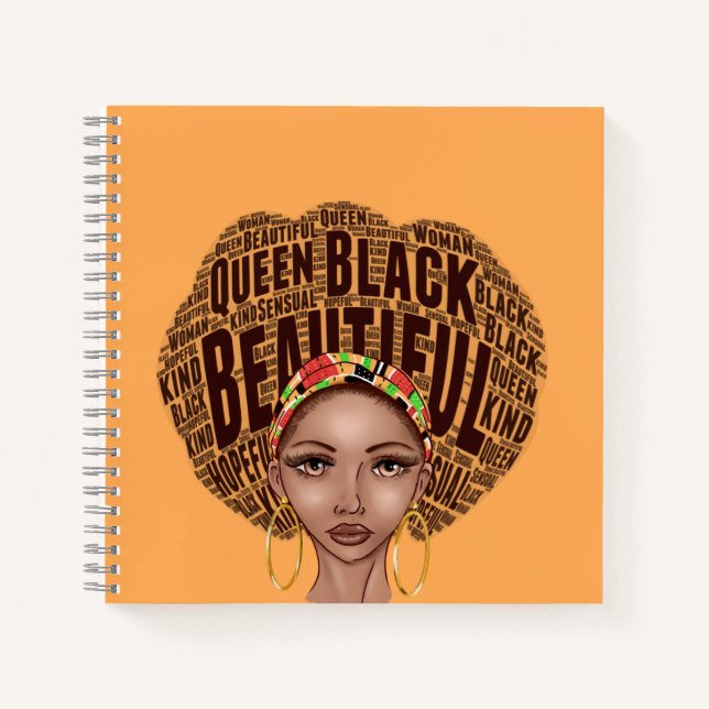 African American Woman Notebook (Front)