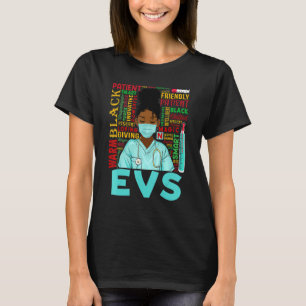 African American Women Black Evs Nurse Black Histo T-Shirt
