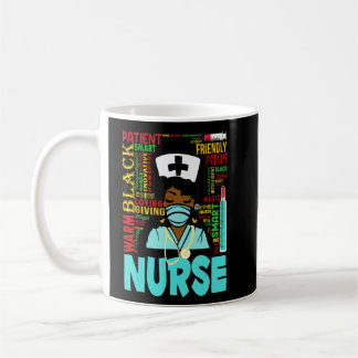 African American Women Black Nurse Black History M Coffee Mug