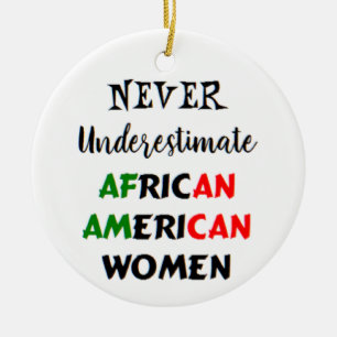 african american women ceramic ornament