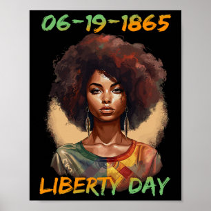 - African American Women Independence Day Poster