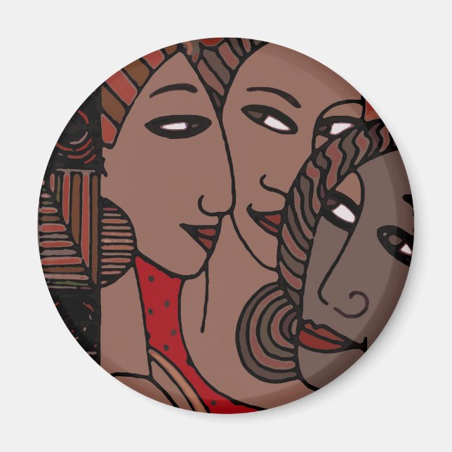 African American Women Magnet (Front)