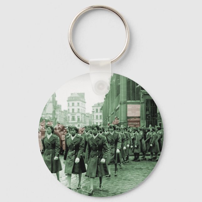 African American Women Marching Key Ring (Front)