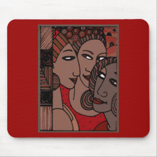 African American Women Mouse Pad