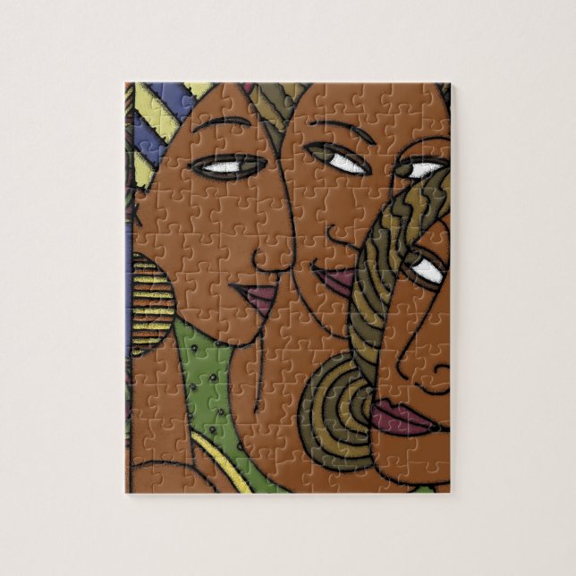 African American women sister friends Jigsaw Puzzle (Vertical)