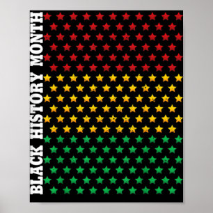 African Americans Black History Month Gifts Black Poster