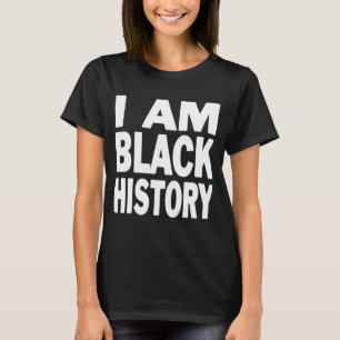 African Americans Heritage Month Afro I am Black H T-Shirt