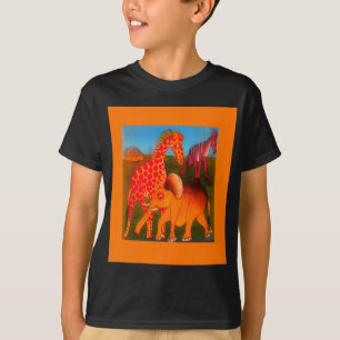African Animal Art Print T-Shirt