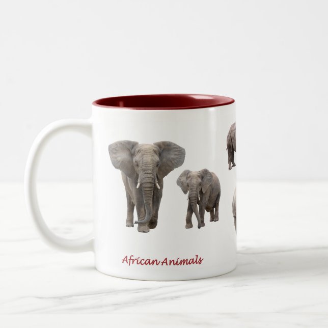 African Animal Mug (Left)