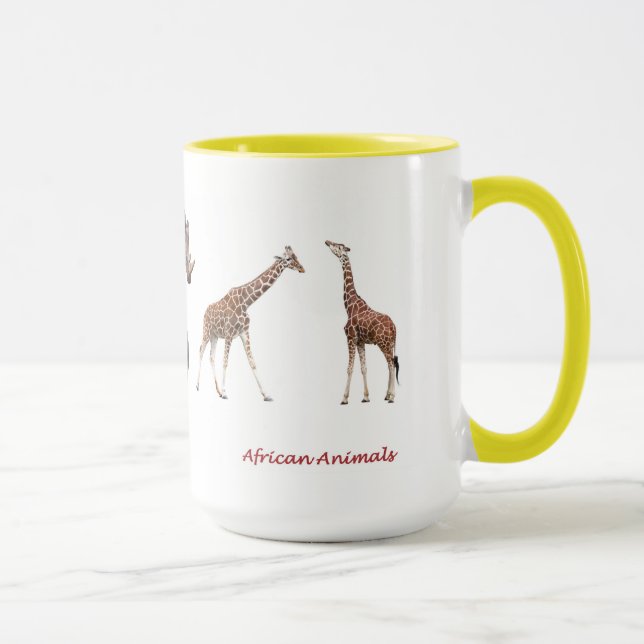 African Animal Mug (Right)