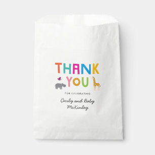 African Animal Safari Baby Shower Favour Bag