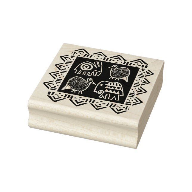 African Animal Spirits Design stamp (Stamp)