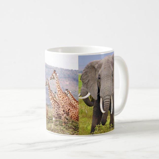 African Animals Coffee Mug (Front Right)
